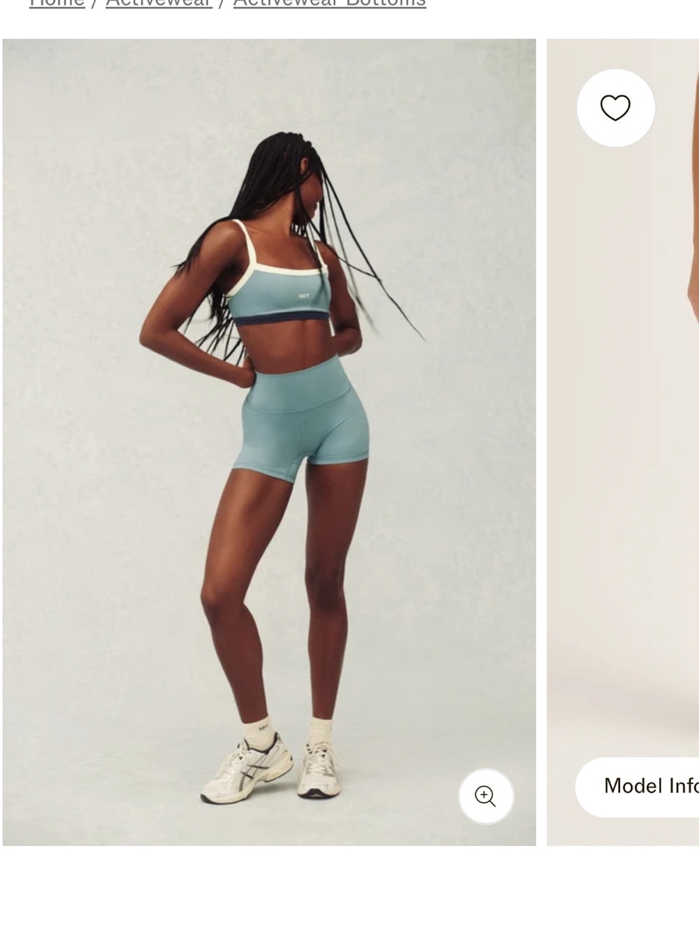 SET Active High-Rise Athletic Shorts in washed